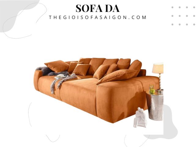 Sofa Phòng Khách Cao Cấp Bọc Da Bò Hiện Đại SD-PK 25